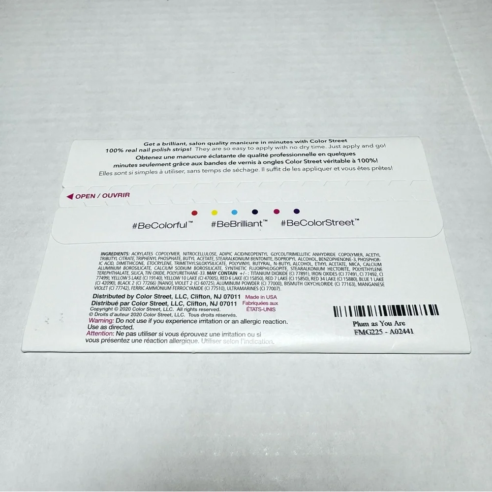 *Exclusive* Color Street: Plum As You Are | Purple Blackberry Glitter Fall Dark - Picture 4 of 15